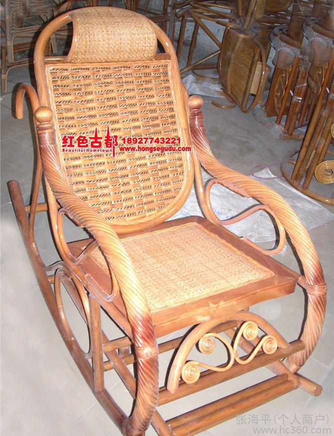 批發(fā) 藤椅豪華搖椅 吊籃 藤搖椅人體曲線-張海平(個人商戶)